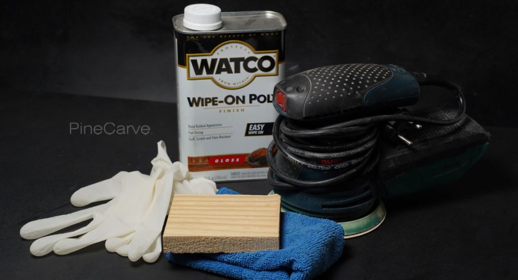 How to Use WipeOn Poly Finish Photo Guide PineCarve